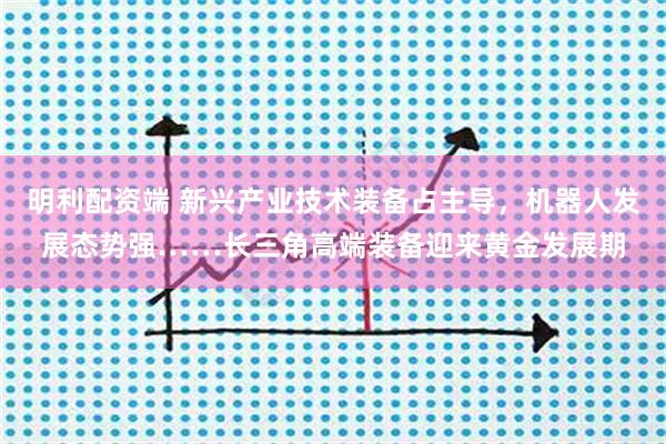 明利配资端 新兴产业技术装备占主导，机器人发展态势强……长三角高端装备迎来黄金发展期